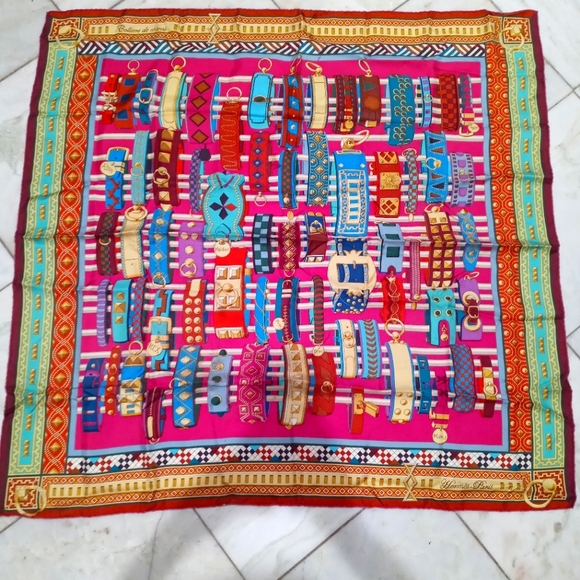 Hermes Accessories - Rare Hermes Silk Scarf...Virginie Jasmin